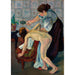 Reprodukcja obrazu Mała dziewczynka w lustrze - Suzanne Valadon