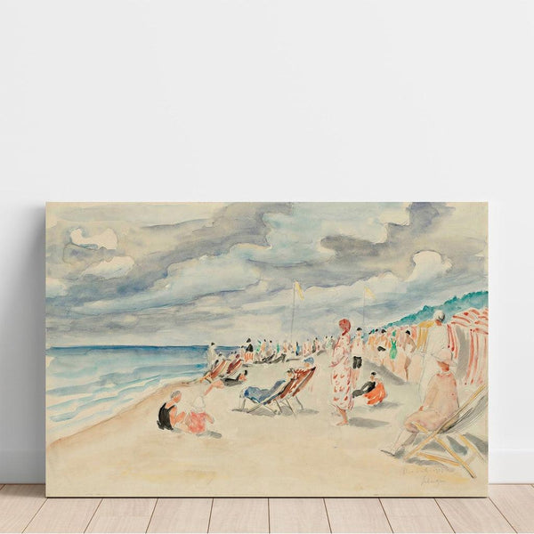 Reprodukcja obrazu Plaża w Deauville - Henri Lebasque