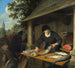 La Poissonnière - Adriaen van Ostade — widok dzieła