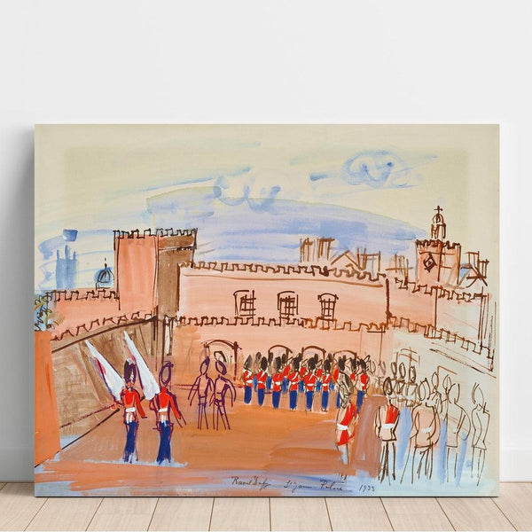 Reprodukcja obrazu La Relève de la Garde (1933) - Raoul Dufy