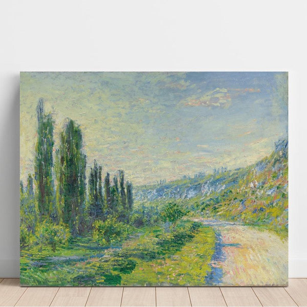 Reprodukcja obrazu La Route De Vétheuil - Claude Monet