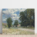 Reprodukcja obrazu La Route de Marly-le-Roi - Alfred Sisley