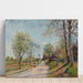 Reprodukcja obrazu La Route de Veneux - Alfred Sisley