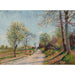Reprodukcja obrazu La Route de Veneux - Alfred Sisley