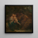 La Sainte Famille - Francisque Millet — oprawiony obraz na ścianie