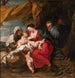 Rodzina Święta - Jan Van Den Hoecke — widok dzieła