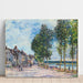 Reprodukcja obrazu La Seine À Bougival - Alfred Sisley