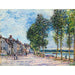 Reprodukcja obrazu La Seine À Bougival - Alfred Sisley