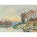 Druk artystyczny La Seine à Bougival (1874) - Alfred Sisley | Druk artystyczny