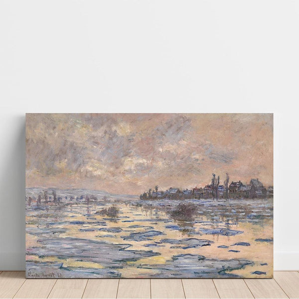 Reprodukcja obrazu La Seine à Lavacourt, Débâcle - Claude Monet