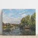 Reprodukcja obrazu La Seine à Port-Marly - Camille Pissarro