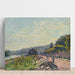 Reprodukcja obrazu La Seine au Bas-Meudon - Alfred Sisley
