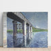 Reprodukcja obrazu La Seine et le pont ferroviaire d'Argenteuil - Gustave Caillebotte