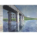 Reprodukcja obrazu La Seine et le pont ferroviaire d'Argenteuil - Gustave Caillebotte