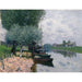 Reprodukcja obrazu La Seine près de Bougival - Alfred Sisley