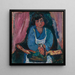 La Servante en bleu - Cham Soutine — oprawiony obraz na ścianie