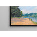 Reprodukcja obrazu La Tamise avec Hampton Church - Alfred Sisley