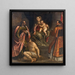 La Vierge et l'Enfant avec Saint Martin et Saint Pétronius - Alessandro Maganza — oprawiony obraz na ścianie