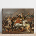 Reprodukcja obrazu La charge des Mamelouks - Francisco de Goya