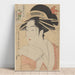 Reprodukcja obrazu La courtisane Kisegawa - Kitagawa Utamaro