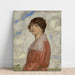 Reprodukcja obrazu La dame en rouge - Franz von Stuck