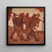 La danse macabre de l'an neuf - Albin Egger Lienz — oprawiony obraz na ścianie