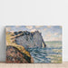 Reprodukcja obrazu La falaise d'Aval, Étretat - Claude Monet