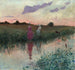 Kobieta artysty łowiąca ryby - Jean-Louis Forain — widok dzieła