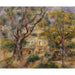Reprodukcja obrazu La ferme des Collettes, Cagnes - Pierre-Auguste Renoir