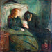 La fille malade - Edvard Munch — widok dzieła