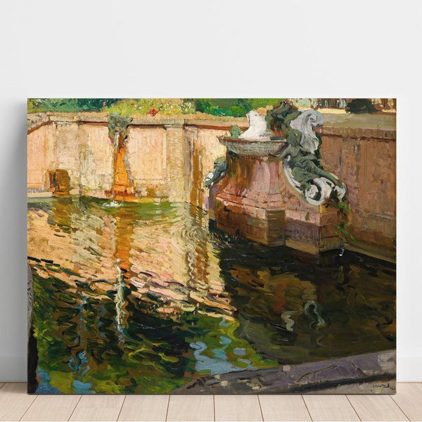 Reprodukcja obrazu Fontanna koni, La Granja - Joaquín Sorolla