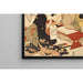 Reprodukcja obrazu La leçon de calligraphie - Kitagawa Utamaro