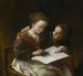 La leçon de dessin - Domenico Guidobono — widok dzieła