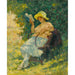 Reprodukcja obrazu La lecture au jardin - Henri Lebasque