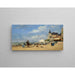 Plaża w Trouville (1863) – Eugène Boudin — oprawiony obraz na ścianie
