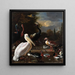 La plume flottante - Melchior d'Hondecoeter — oprawiony obraz na ścianie