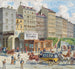 La porte écossaise et la bastille des laitiers à Vienne - Franz Gerasch — widok dzieła