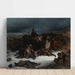 Reprodukcja obrazu "La retraite de l'Armée napoléonienne z Rosji w 1812 roku" autorstwa Ary Scheffer