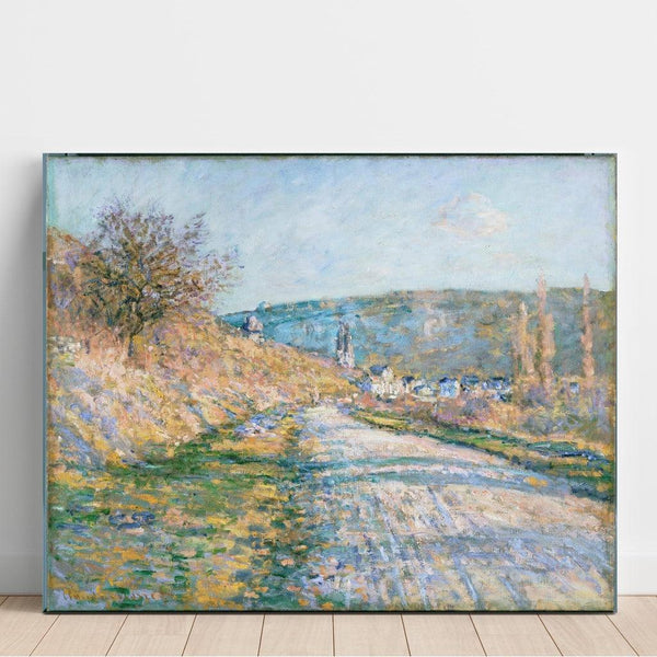 Reprodukcja obrazu La route de Vétheuil - Claude Monet