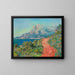 Reprodukcja obrazu Czerwona droga w pobliżu Menton - Claude Monet