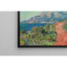 Reprodukcja obrazu Czerwona droga w pobliżu Menton - Claude Monet