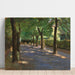 Reprodukcja obrazu La rue Colomier à Wannsee - Max Liebermann