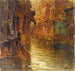 La rue de Bivre vue du boulevard Saint-Germain, inondations de 1910 - Germain Eugène Bonneton — widok dzieła