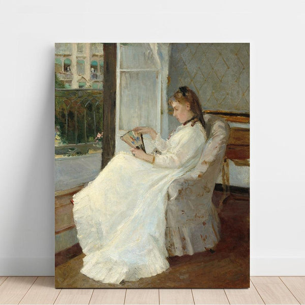Reprodukcja obrazu Siostra artysty przy oknie - Berthe Morisot