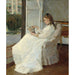 Reprodukcja obrazu Siostra artysty przy oknie - Berthe Morisot