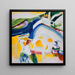 Krowa - Wassily Kandinsky — oprawiony obraz na ścianie