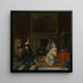 La visite à la pépinière - Gabriel Metsu — oprawiony obraz na ścianie
