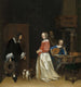 La visite des prétendants - Gerard ter Borch — widok dzieła