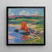 La voile rouge - Henry Moret — oprawiony obraz na ścianie