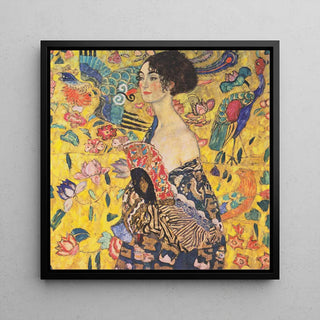 Kobieta z wachlarzem - Gustav Klimt